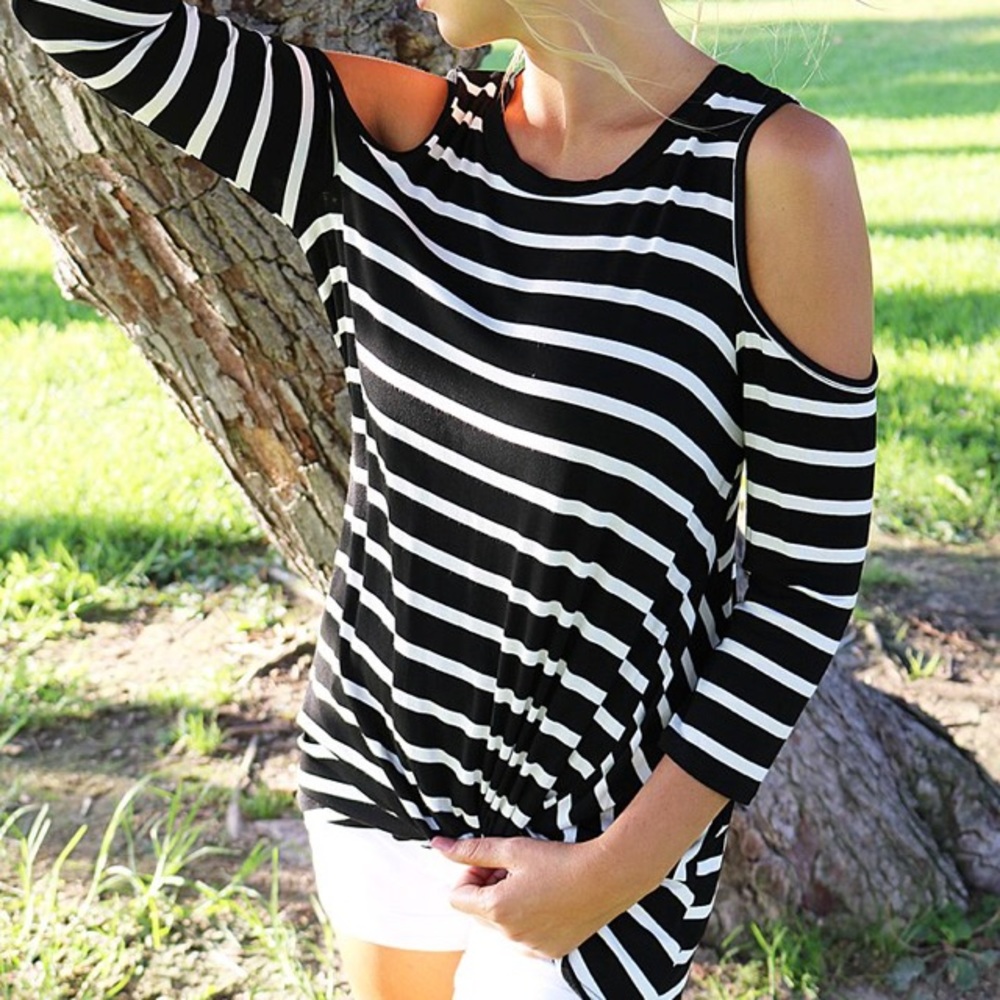 Cassidy cold shoulder top - Picture 1 of 3